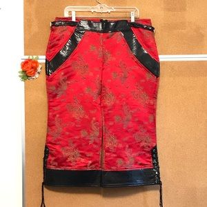 NWT VINTAGE Lip Service Hollywood Geisha crops